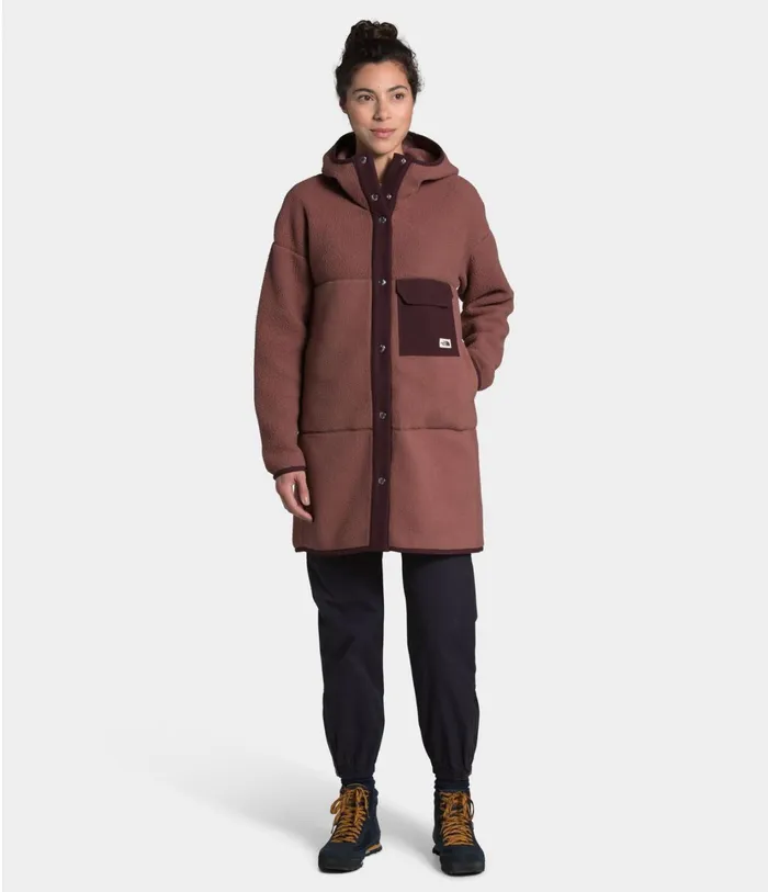 Womens Cragmont Fleece Coat Marron Purpleroot Brown The North Face Fleece