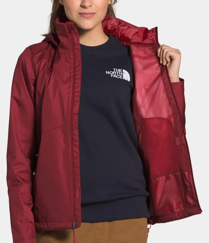 Womens Resolve Plus Jacket Pomegranate The North Face Rainwear