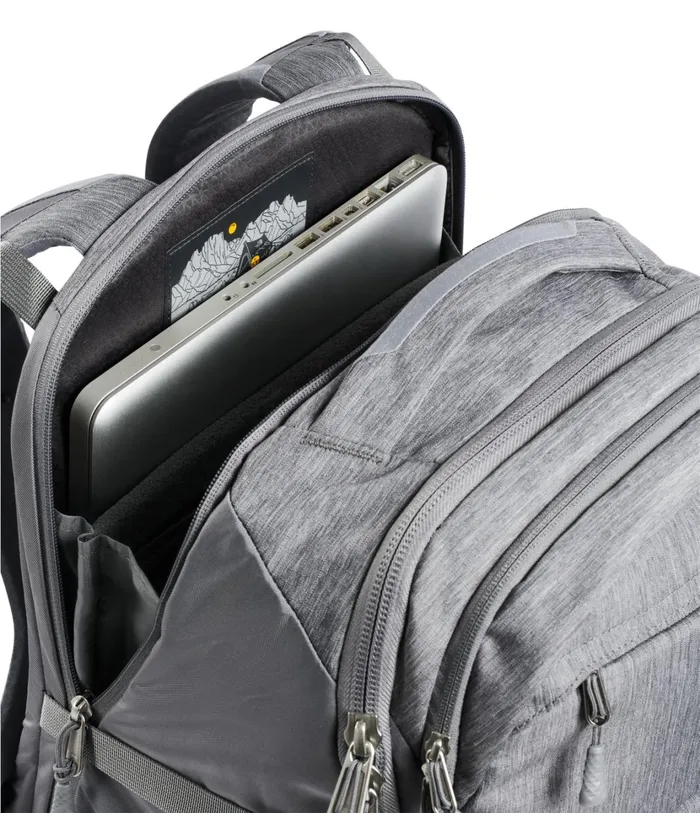 Womens Router Transit Backpack Tnf Medium Grey Heatherzinc Grey The North Face Backpacks