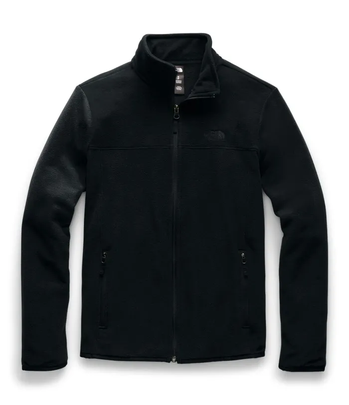 Womens TKA Glacier FullZip Jacket Tnf Blacktnf Black The North Face Fleece