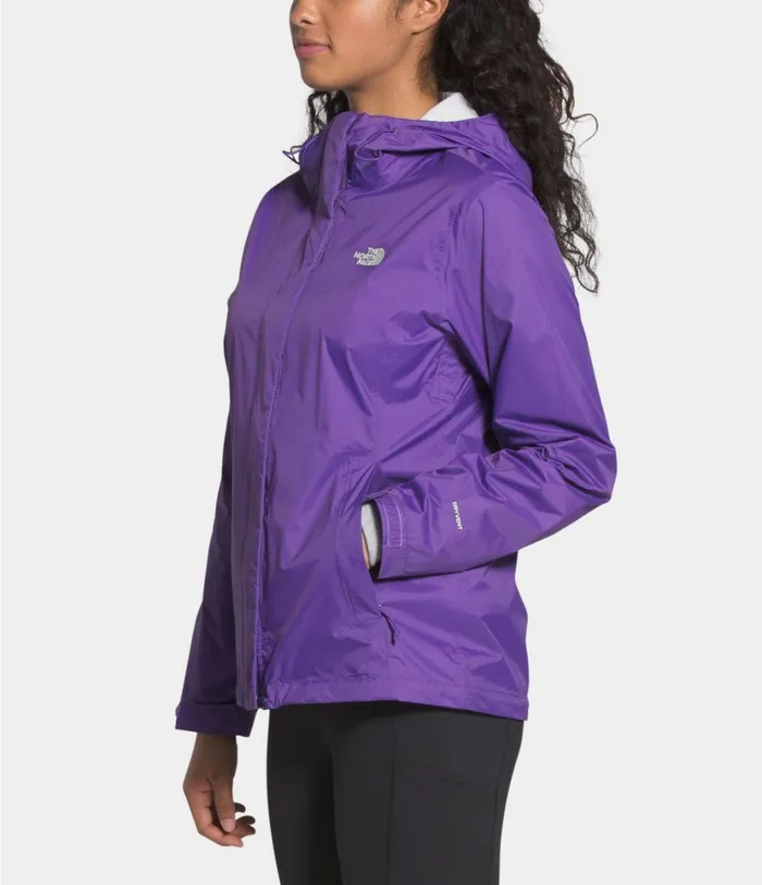 Womens Venture 2 Jacket Peak Purple The North Face Rainwear