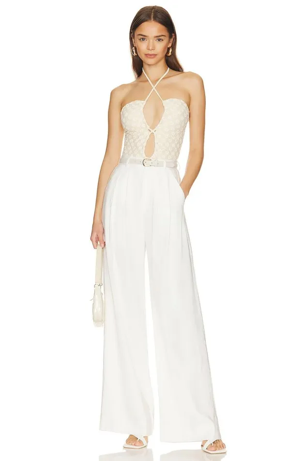 Xenia Bodysuit Ivory Women Lovers and Friends Tops