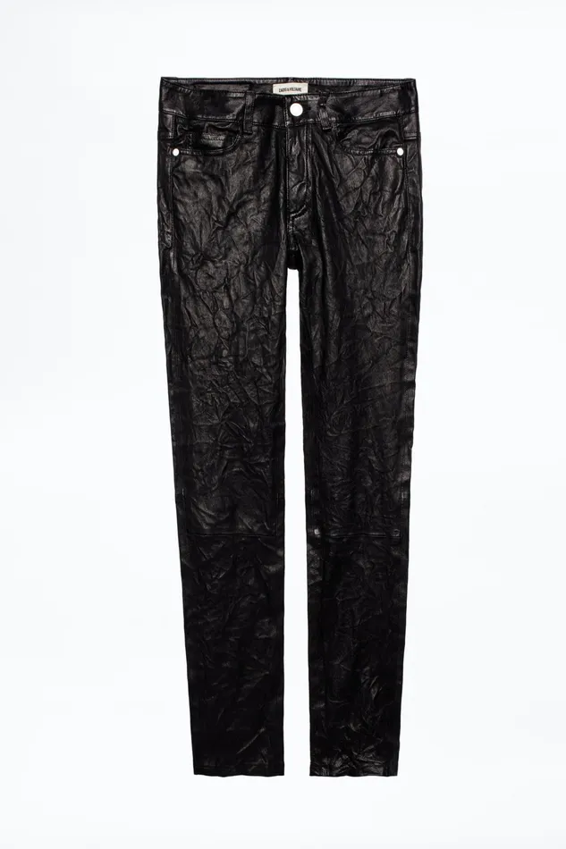 Zadig and Voltaire Pants PHLAME ICONIC LEATHER PANT BLACK 8211 Women Zadig and Voltaire Pants PHLAME ICONIC LEATHER PANT BLACK 8211 Women